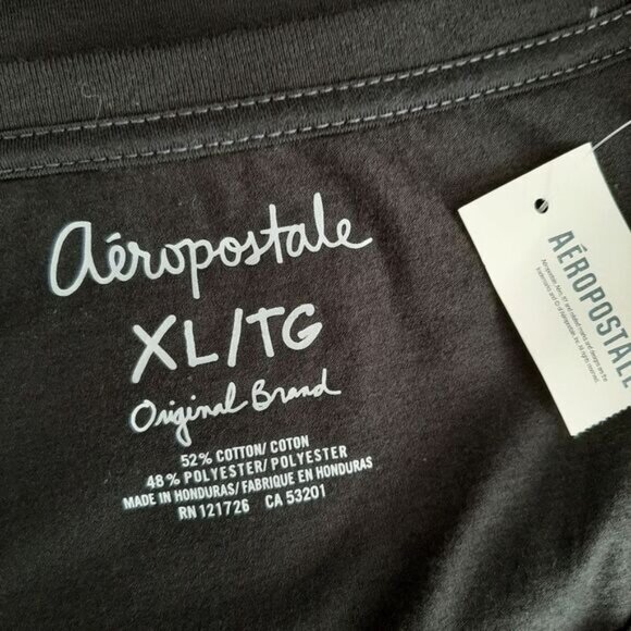 AEROPOSTALE Galaxy Thunderbolt Short Sleeve V-Neck T-Shirt Sz M - Picture 5 of 5